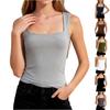 Women's Casual Fashion Square Collar Sleeveless Vest Top