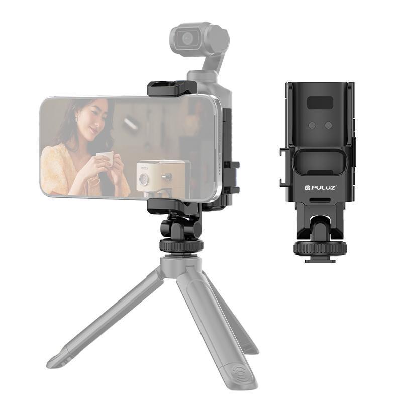 PULUZ Mobile Holder & Protective Frame for DJI OSMO Pocket 3 with Tripod Extension Compatibility