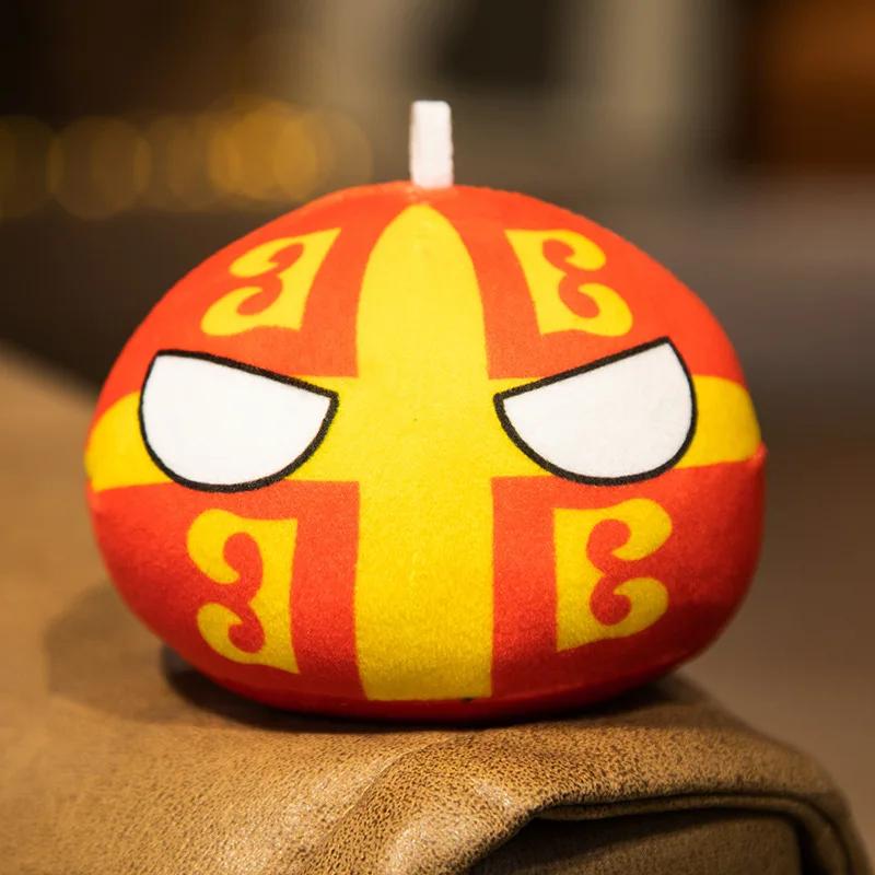 Jucării de pluș Country Ball de 10 cm Polandball Geantă Portofel Pandantiv Country Balls Countryball Păpușă de pluș Jucărie Cadouri de Crăciun pentru copii
