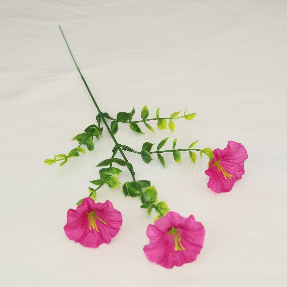 UV Resistant Artificial Morning Glory Flowers Lifelike Simulation Silk Flower  Outdoor