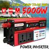 5000W LCD Display Solar Car Power Inverter Charger Sine Wave Converter Adapter Transformer 4 USB Interfaces 215*102*55mm