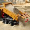 Boys Construction Dump Truck Toys, Alloy Realistic Excavator Pull Back Truck With Lights And Sounds