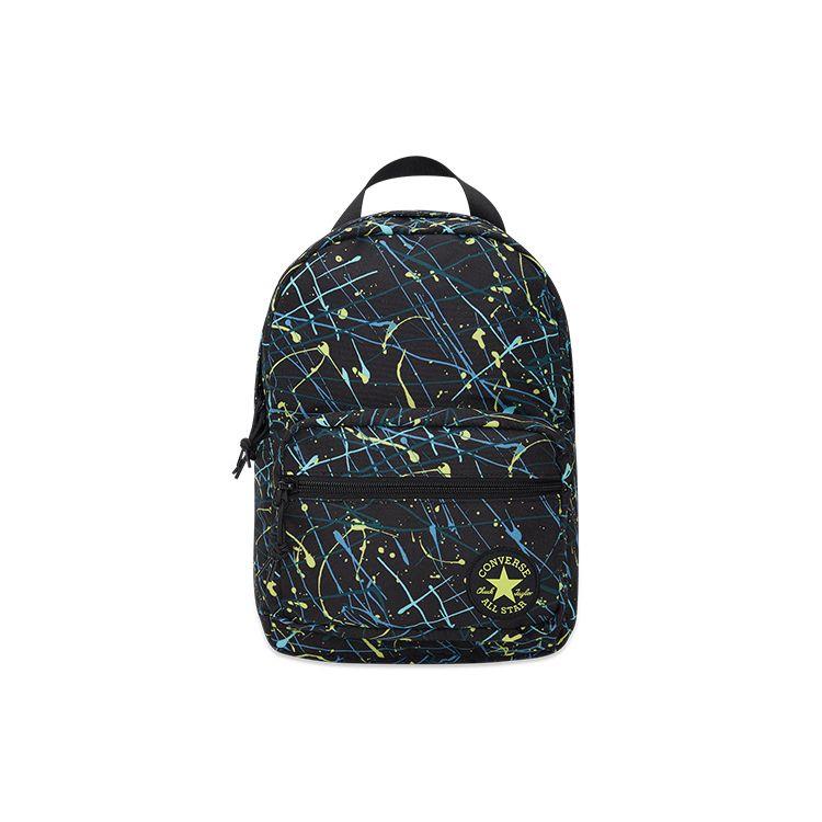 Converse Go Lo Fashion Graffiti Print Zipper Backpack Mini Unisex backpack Blue 10019903469 Blue