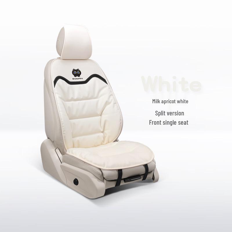 Napa Leather Car Seat Cushion - All-Season Cover for Mercedes-Benz, BMW, Tesla, Volkswagen