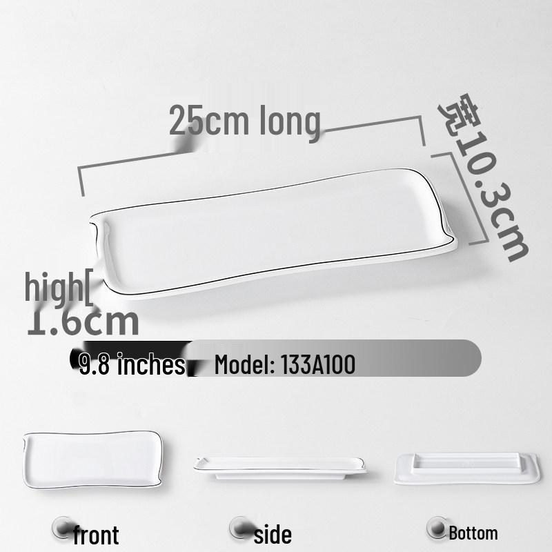 Xiangyuanmei Rectangular Melamine Sushi Dining Plate