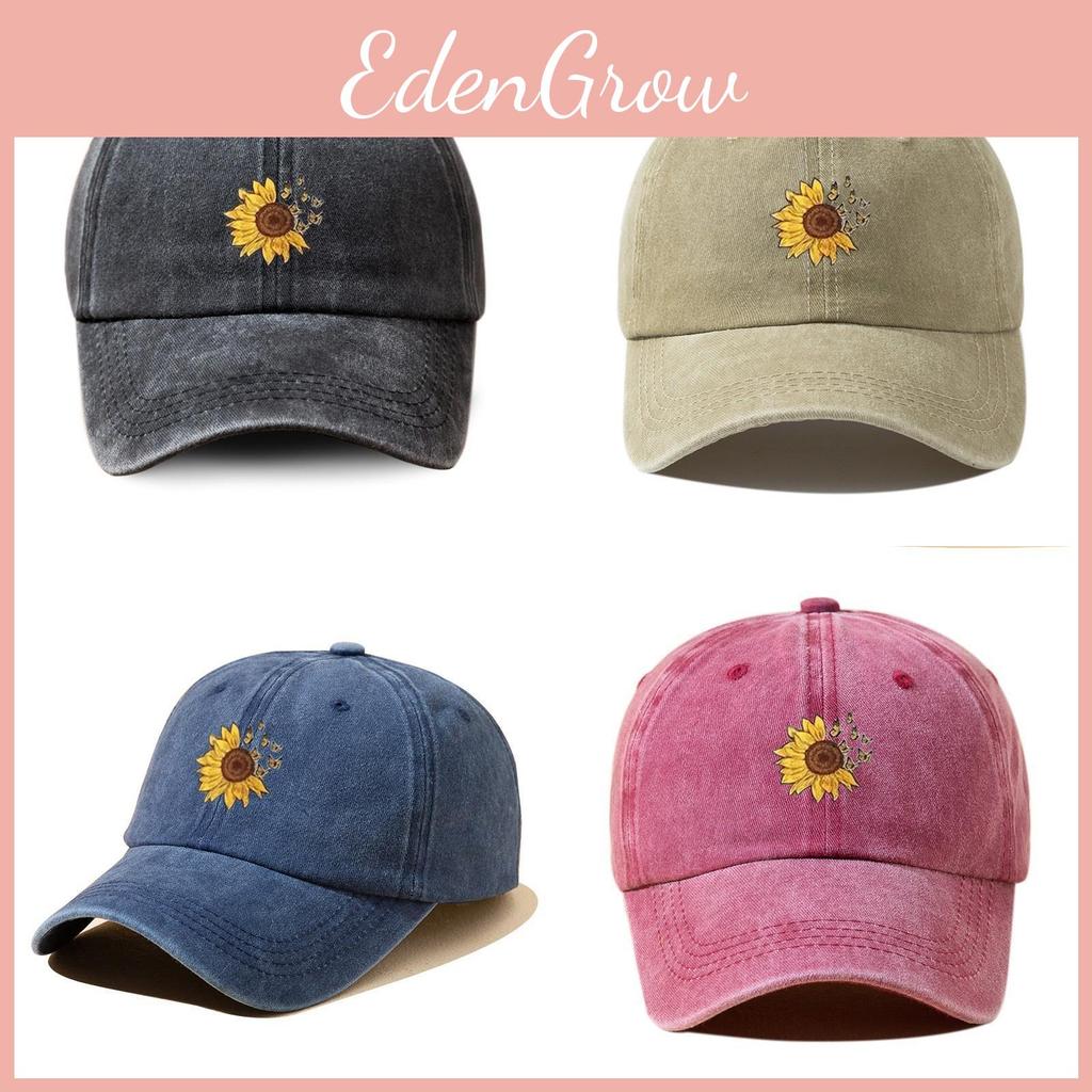 Adjustable Denim Cotton Baseball Hat With Sunshade And Windproof Features For Men Women
