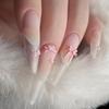 50Pcs Ribbon Bowtie Nail Charms Light Luxury Ins-Style Nail Art With 3D Resin Decor For A Chic And Trendy Manicure Look