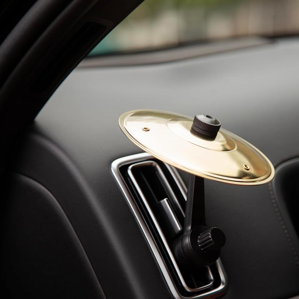 1/2PC Car Crash Cymbal Air Vent Mini Drum Car Hand-shooting Cymbals Car Drum Cymbal Air Vent Musical Instrument For Car Interior