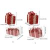 2/3PCS Decorative Box Ornaments for Christmas Tree Decoration Boxes Festive Colorful Decorations