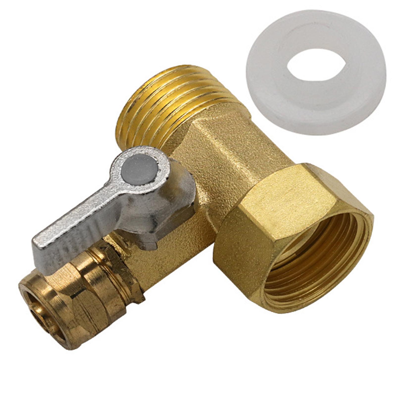 

Ball Valve 3/8inch Brass Ball Valve Water Purifier Inlet Ball Valve Replacement Faucet Accessories for Purifier Filter