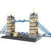 Creative Construction World Famous Modern Building Brick Architecture Model England London Tower Bridge Toys Collection for kid