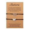 Adjustable Handmade Titanium Steel Heart Bracelets for Couples