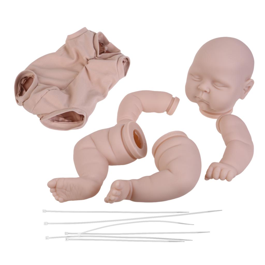 DIY Realistic Girl Gifts Infant Real Looking Reborn Newborn Baby Toy with Fine Material Infant DIY Tools Baby Dolls