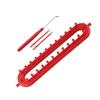 Sweater Knitting Loom Set with Crochet Hook, Needle, Plastic Round Rectangular Yarn Weaving Hand Tools Kit, Beginner for DIY Hat Scarf Shawl Sweaters