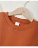 Clearance: Kids' Round Neck Cotton Fleece Hoodie - Casual Versatile Pullover Top