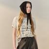 Maxza KniTTed Scarf SeT LeTTering T shirT zf05qT003na