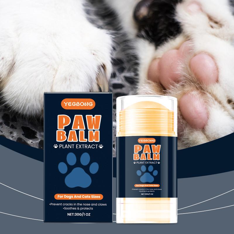 Pet Paw Moisturize Stick Dog Cat Dry Cracked Pads Softening Balm Hypoallergenic Safe Licking Winter Protection Daily Care