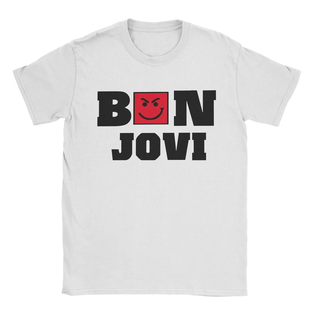 Hard Rock Band Bon Jovi Tour 2026 Poster Print Tshirt Unisexs Unisexs Clothing Streetwear Y2k Fashion Top Cotton Solf Summer Tee