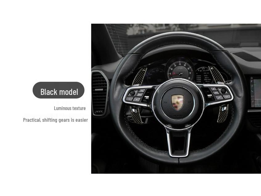 Padele schimbător de viteze din fibră de carbon T-carbon pentru Cayenne, Macan, Panamera, 911.