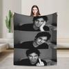 Soft Warm Blanket Decorative The Vampire Diaries Bedding Throws  Flannel Bedspread For Couch Bed Pattern Sofa Bed Cover