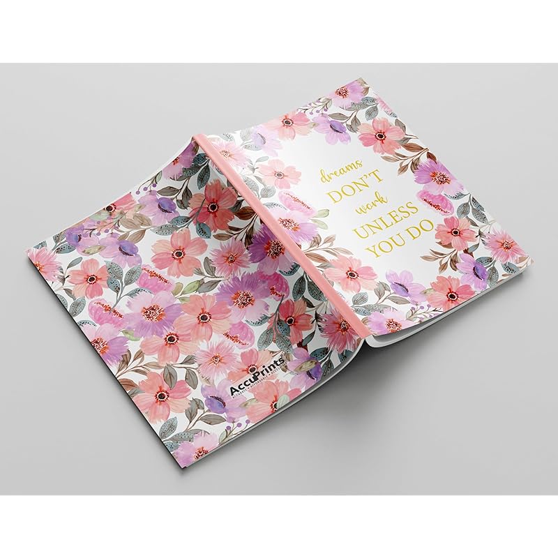 

Accuprints A5 Premium Soft Bound Notebook Diary For Girls And Women (144 Ruled Pages With Planner, 80 Gsm) Parent (Dream A5