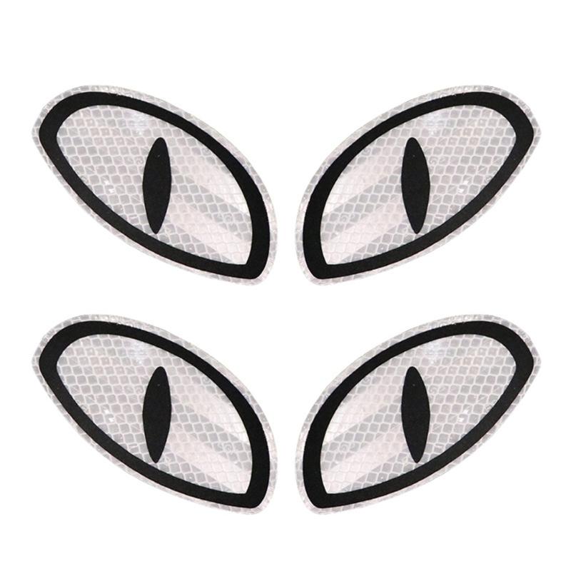 

Pack of 2 Cartoon Reflective Decals Waterproof High Visibility Stickers set for Pedestrians & Cyclists Safety at Night 1 серебряный