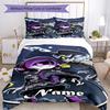3pcs Custom Name Murder Drones Bedding Set Duvet Cover Closure Includes 1 Duvet Cover & 2 Pillowcases, Soft and Comfortable for All Seasons.