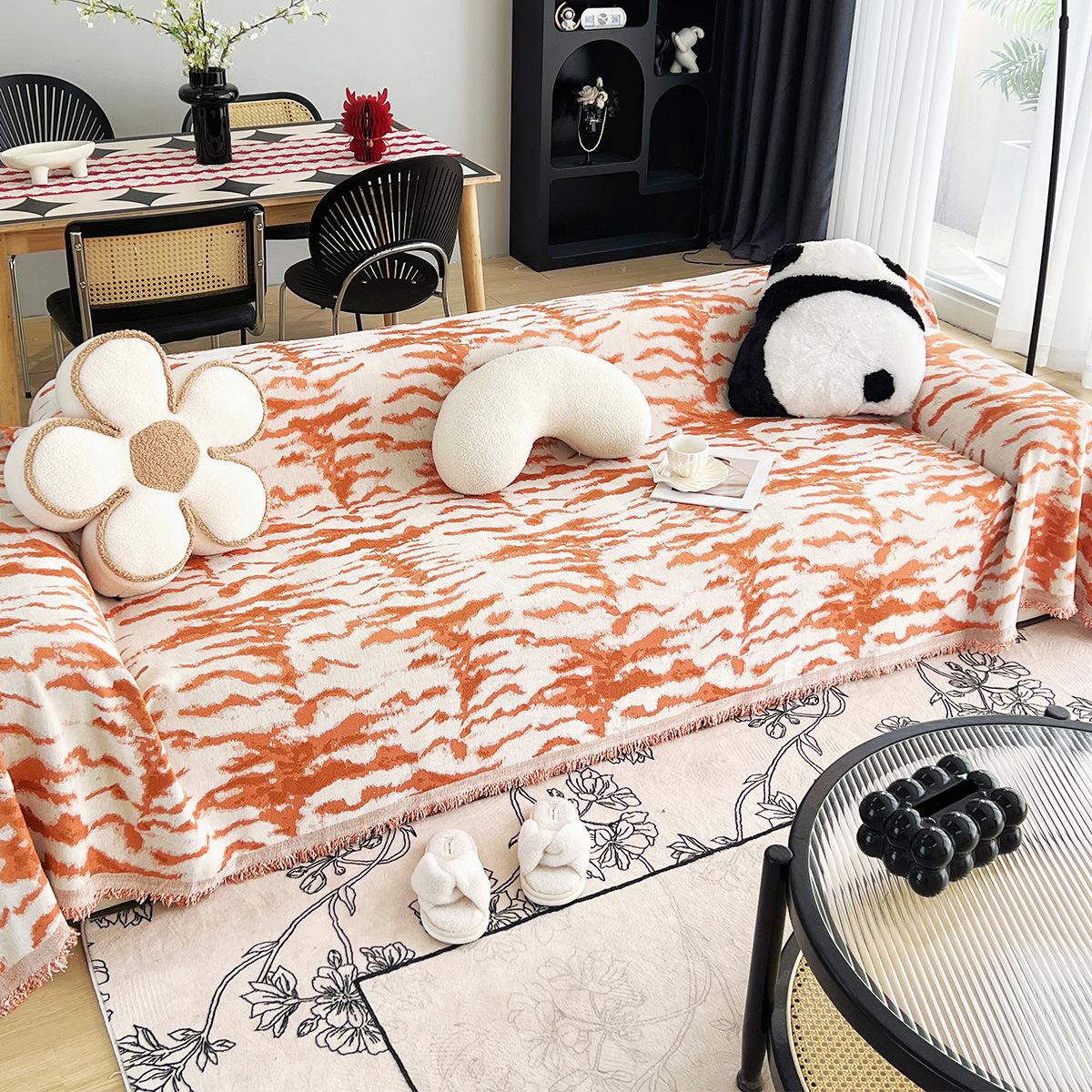 

Полотенце для дивана из шенилла на все времена, чехол для диванной подушки, одеяло, все включено, универсальный чехол 110*110cm