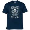 Nightmare T-shirt Before Christmas Vyriškas grynos medvilnės T-shirt Jack Skellington veido T-shirt Street Casual Mada Didelis viršus T-shirt'ai Vyriški