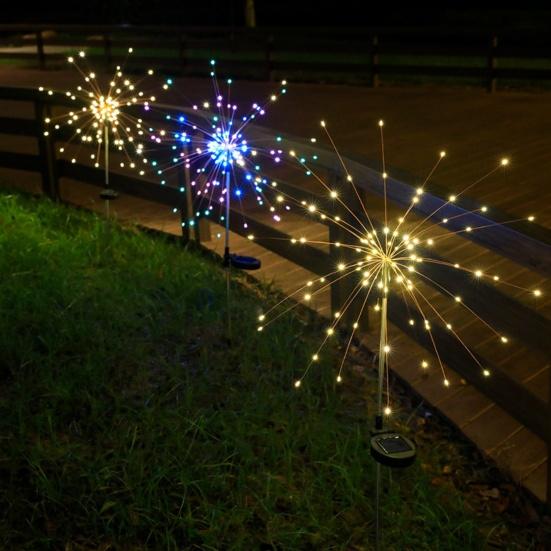 Solar Garden Lamp Waterproof IP65 Remote Control 8 Modes 200