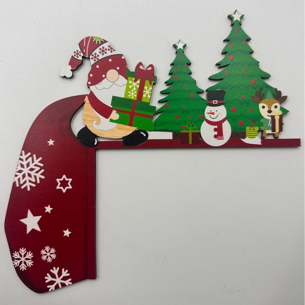 Christmas Wooden Ornament Christmas Party Decoration Xmas Santa Claus Snowman Pendants Navidad Natal New Year Gift 2026
