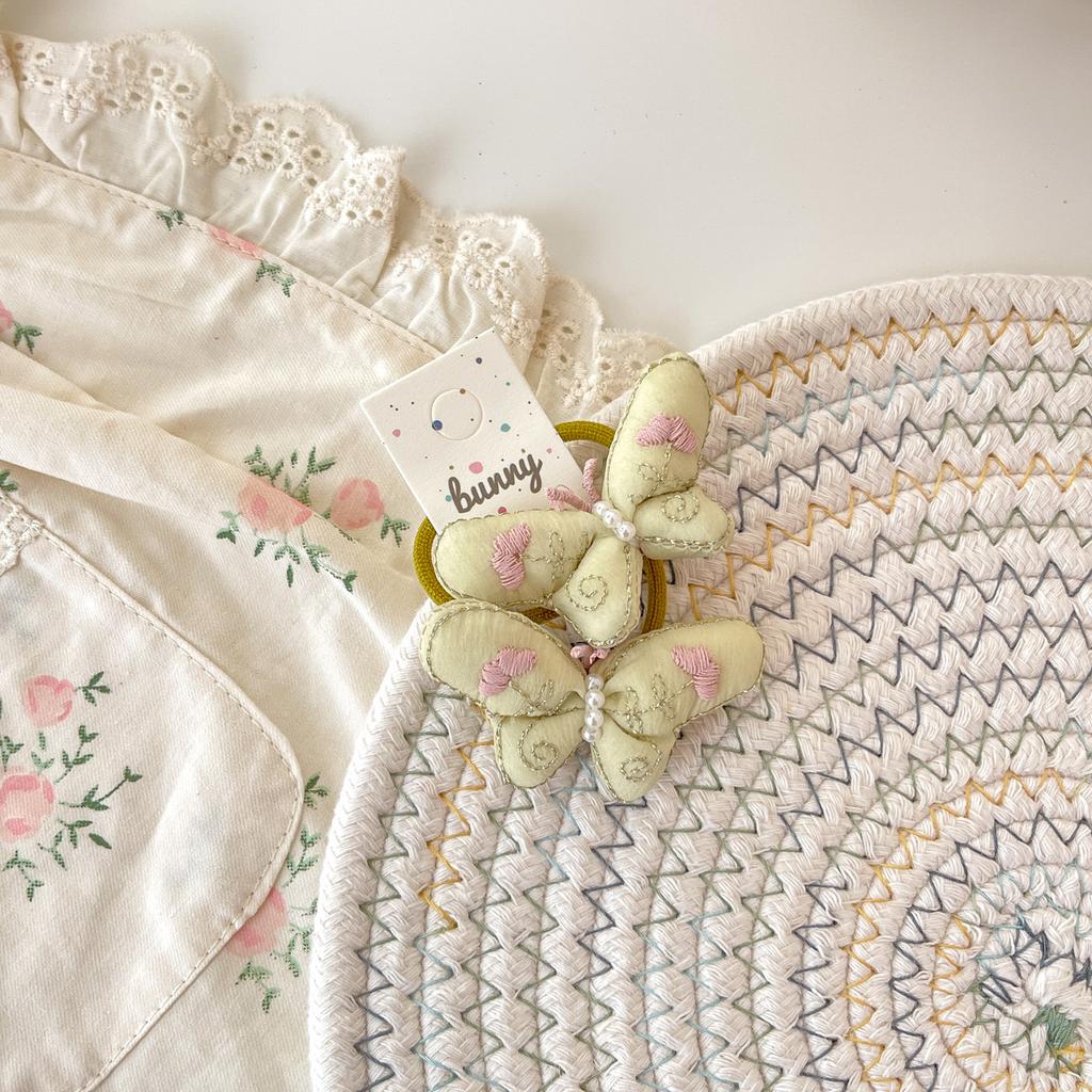 2 Stück/Los Kinder Schmetterling Haarspangen Handgemachte Stickerei Baby Mädchen Süße Haarspangen Haarspangen Haarklammern Haarschmuck Kopfschmuck