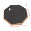 8 Zoll Trommelpad Gummi Holz Übungspad Snare Übungsmatte Stummleiser Training Leise Workouts Für Jazz-Schlagzeug Übung Anfänger