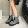 Fashion Women Ankle Boots Personalized Denim Design Casual Shoes Fashion Outdoor Comfortable Shoes Flats Walking Boots For Female 35-40