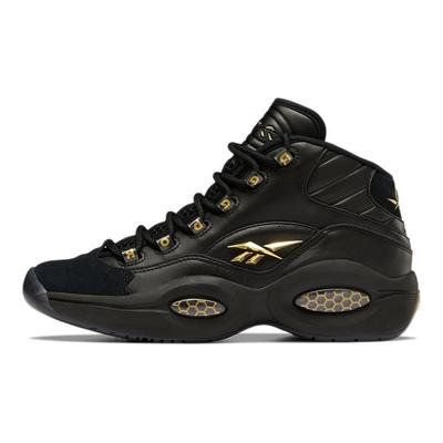 Question Mid Lux Unisex Tenisky Čierna Core-Black Zlatá-Metalická H01308