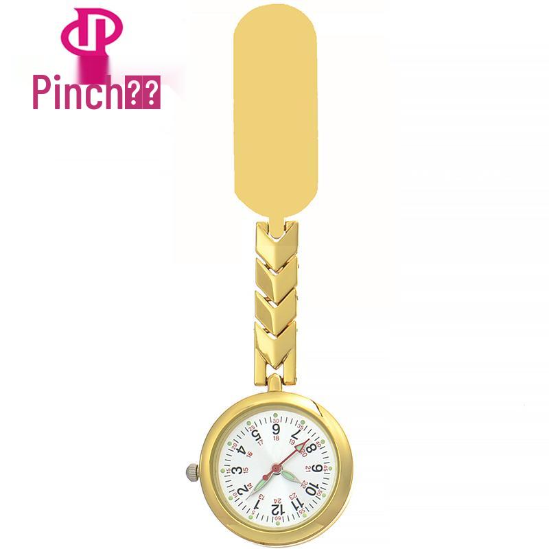 

Гравированная женская подвеска-брошь-часы для медсестры для медицинского использования