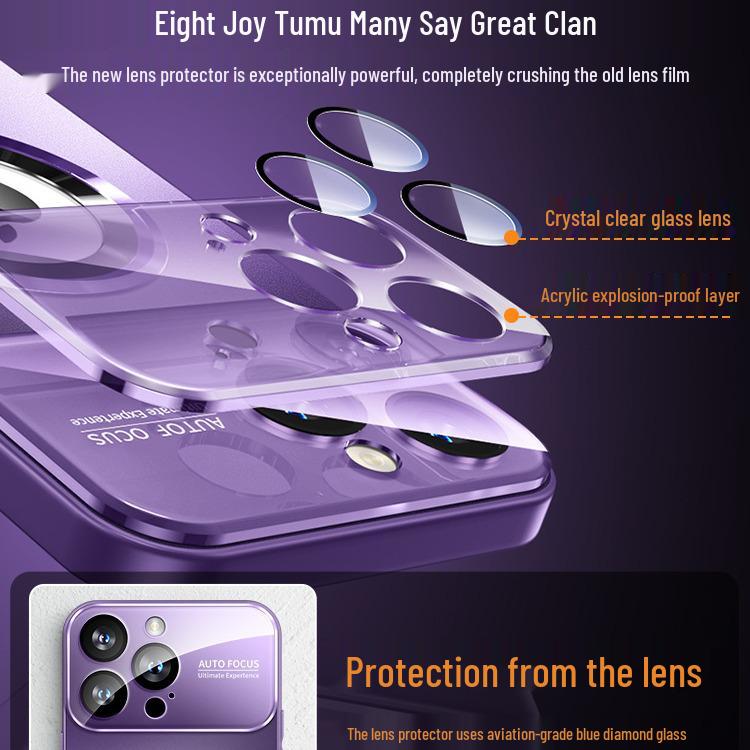 IPhone 16 Pro Max Mattglas Magnetische Schutzhülle, Anti-Fingerabdruck, Auslaufsicher