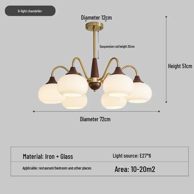 "French-Japanese Wabi-Sabi Style Chandelier: Bauhaus-Inspired Medieval Design for Living Room, Bedroom, or Restaurant"