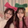 Korean Versatile Plush Bow Headband For Women Sweet Face Washing Hair Accessory For Daily Makeup