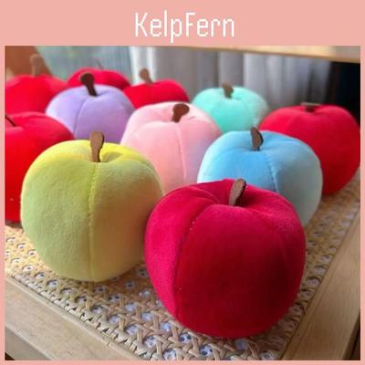 Apple Fruit Plush Stress Toy With Soft Pp Cotton For Relaxation And Giftgiving