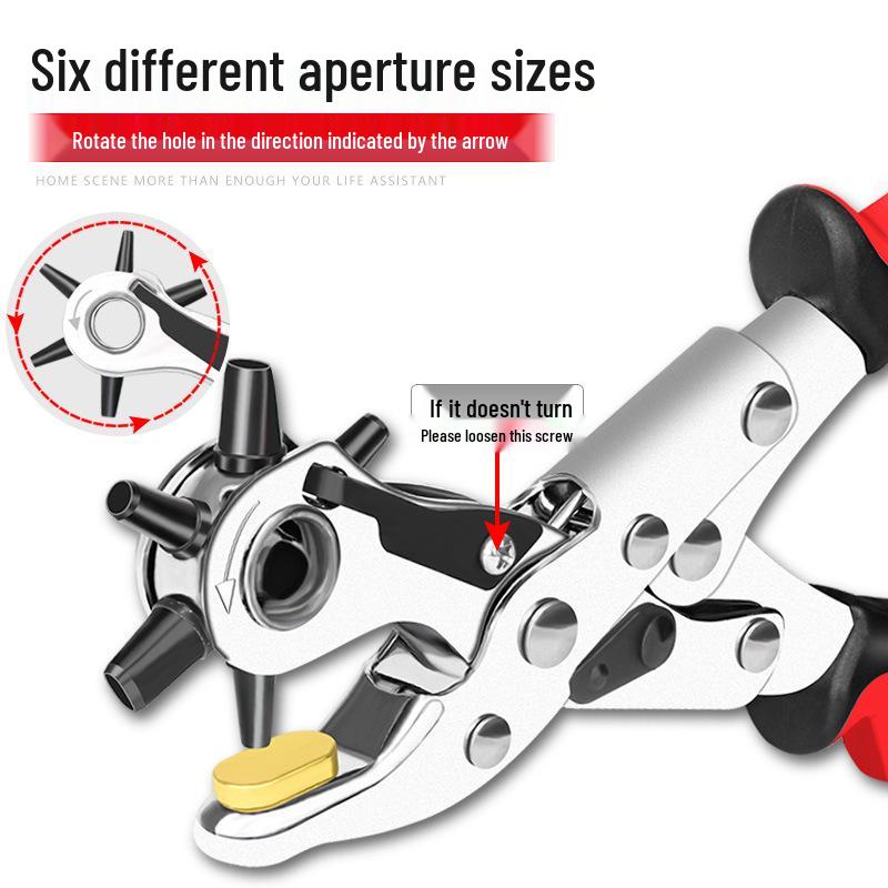 Otis Multi-Function Belt and Watch Strap Hole Punching Pliers