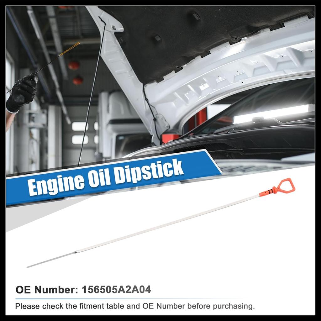 Engine Oil Level Indicator Dipstick for Honda Accord 2013-2017 for Honda CR-V 2015-2019 No.156505A2A04 Orange Durable Material