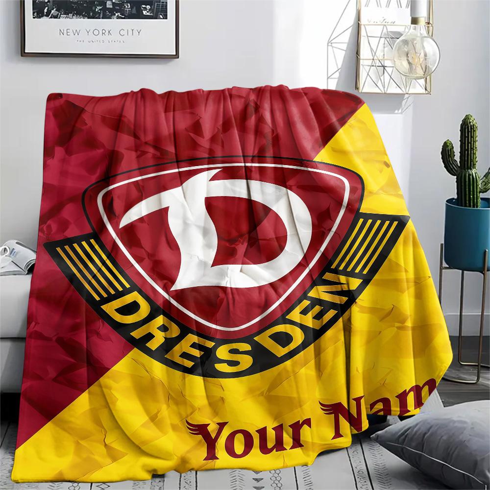 1PC Custom Name SG Dynamo Dresden Patterned Flannel Blanket Suitable For All Seasons for Home Decor Warmth and Comfort Gifts Holiday Present -HE200