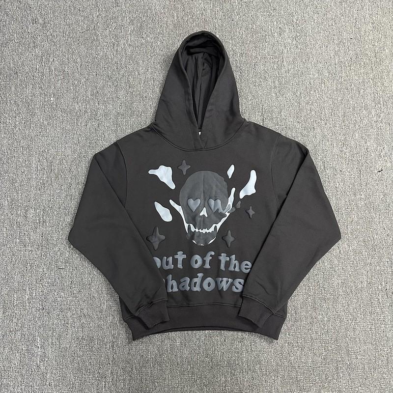 Bluza z kapturem z grafiką Broken Planet Męska Luźny krój Hip Hop Streetwear