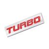 TURBO Emblem 3D Metal Car Sticker Emblem Badge Decal Suitable