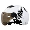 2 Paia Fai da Te Casco Moto Serbatoio Scooter Modifica Decalcomanie Vinile Ali Riflettenti Moto Adesivi Impermeabili