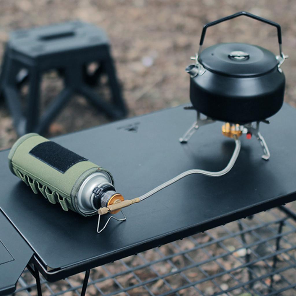 Portable Gas Conversion Tool Quick and Reliable Tool for Outdoor Activities Aluminum Alloy Lockable Gas Convert Adapter