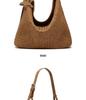 2025 Autumn/Winter Large Capacity Woven Vintage Shoulder Tote