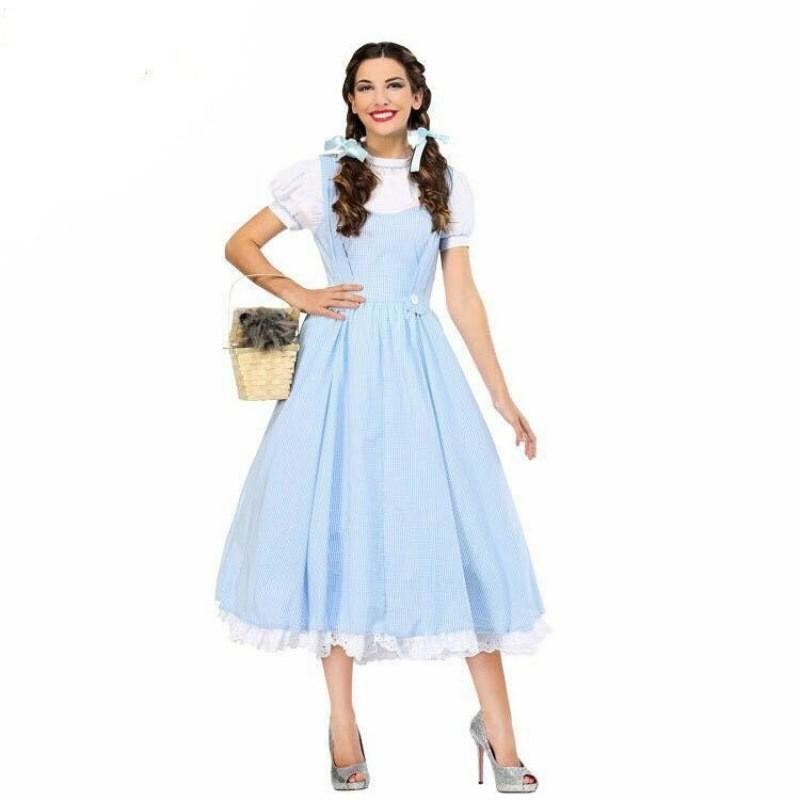Alluring Plus Size Retro Farm Dress For Women Crafted From Highquality Cotton Blend For Fun Cosplay