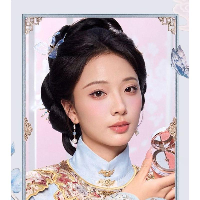 Flower Knows - Butterfly Cloud Collar Highlighting & Blush Duo Powder - 02